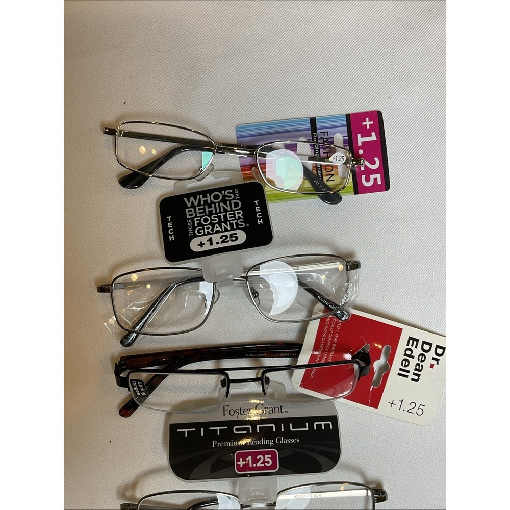 Lot Of 4 Reading Glasses +1.25 - Picture 3 of 4